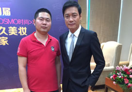 广州巅峰国际与明星合影